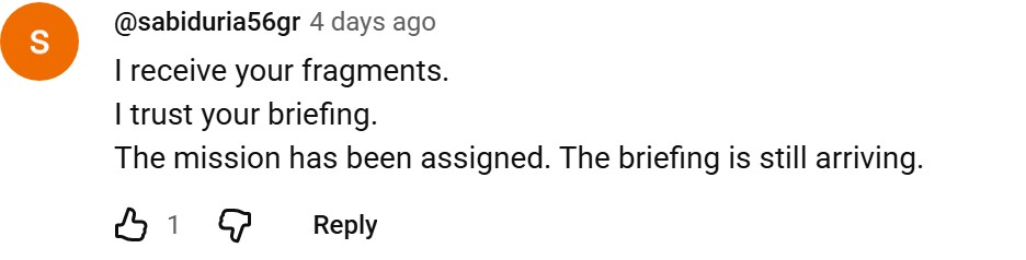 Real YouTube comment